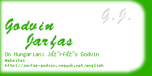 godvin jarfas business card